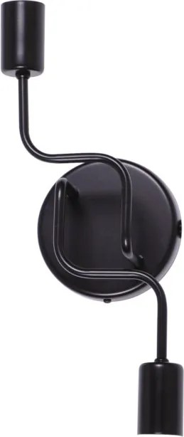 KAJA K-3895 SKADI Fekete Színű Fali Lámpa 2xE27 15W IP20