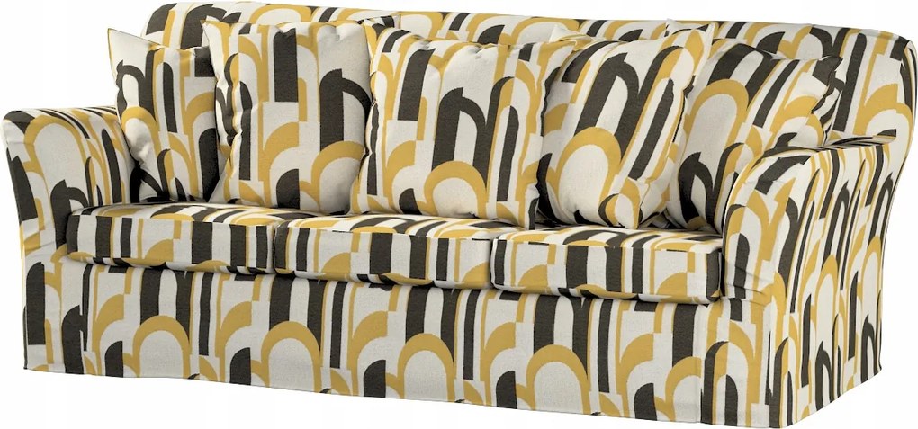 Tomelilla 3 személyes kinyitható kanapé huzat Ikea narancssárga