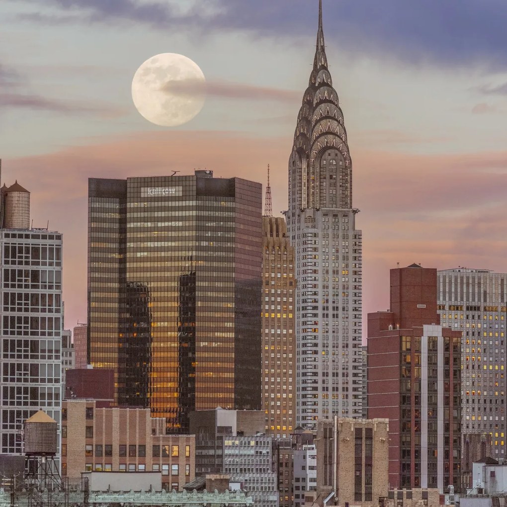 Poszter 50x50cm Chrysler Building New York 13, Assaf Frank