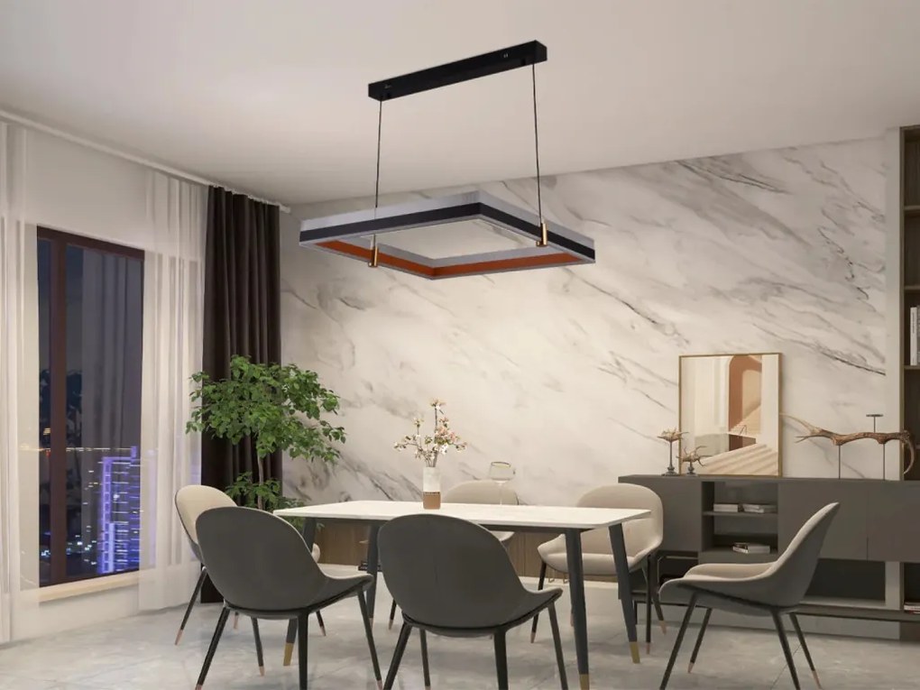 NEDES J4336-B Modern Led Függesztett Lámpa IP20