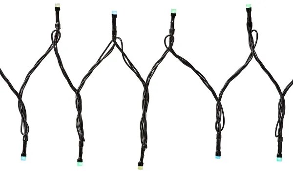 Nedis WIFILX01C42-LED RGB Kültéri lánc 42xLED/8 funkció 8m IP65 Wi-Fi Tuya