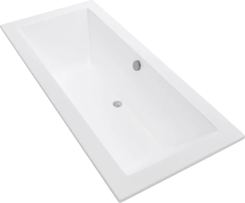 Mexen Cube téglalap alakú kád 170 x 75 cm, fehér - 55051707500