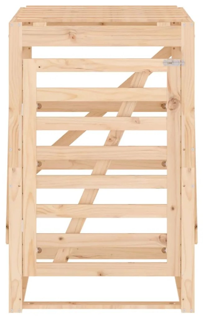 tömör fenyőfa szemeteskuka tároló 84x90x128,5 cm