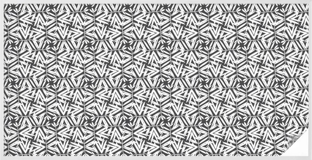 Ablakfólia Öntapadós Adatvédelem Geometrikus levelek 200x100