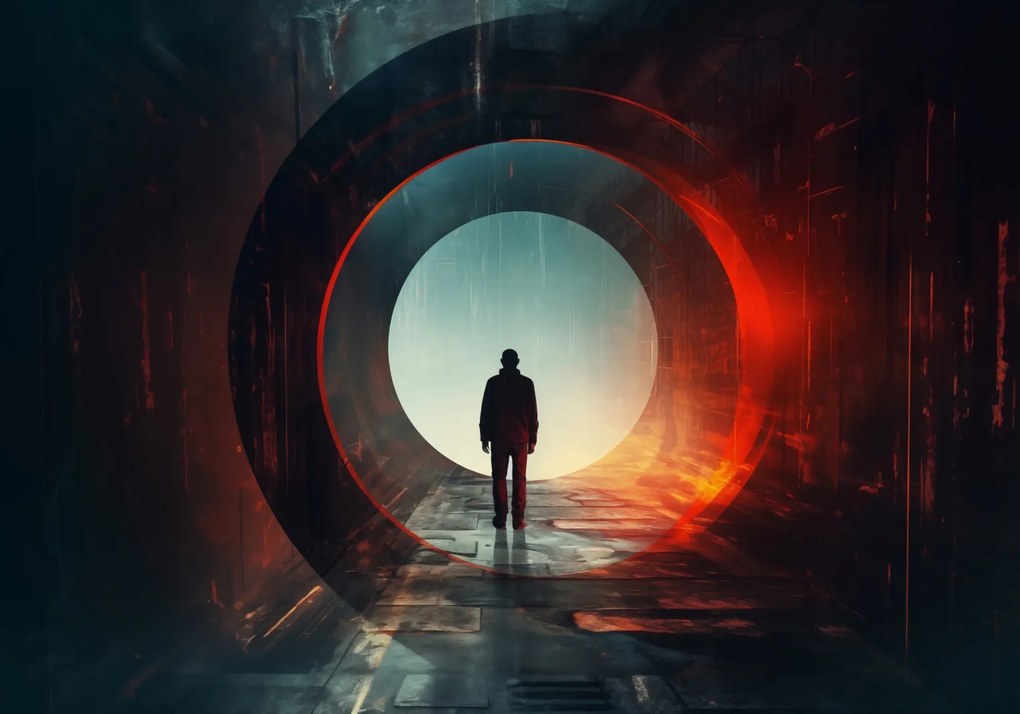 Poszter 100x70cm Portál a világba