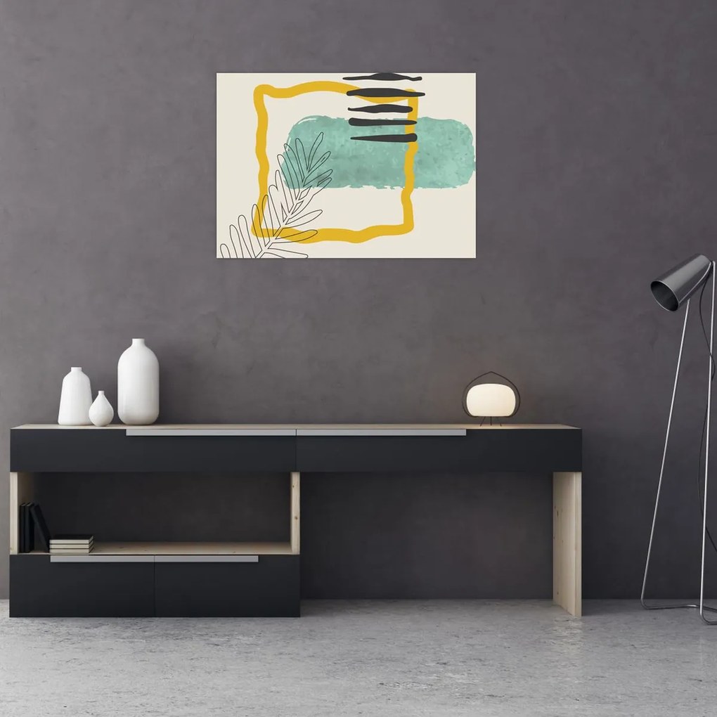 Kép - Absztrakt lapok N⁰2 (70x50 cm)