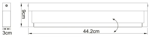 Globo 41498B - LED Fürdőszobai fali lámpa SUSI LED/12W/230V IP44