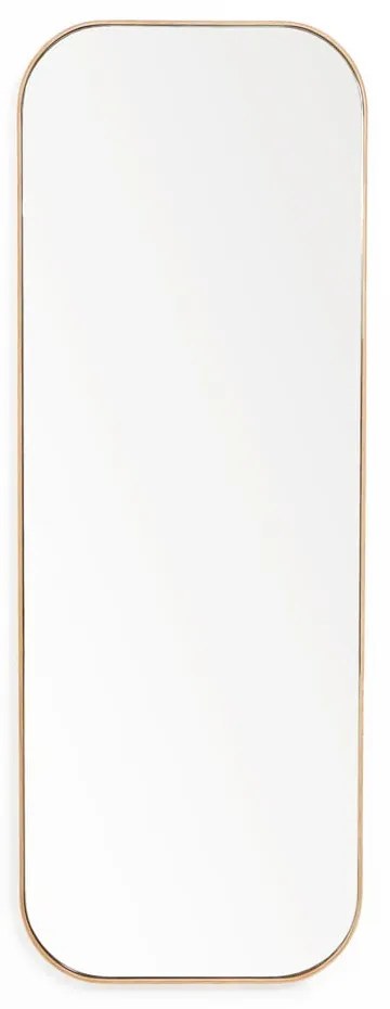 Gaze fali tükör tölgyfa kerettel, 41 x 114 cm - Wireworks