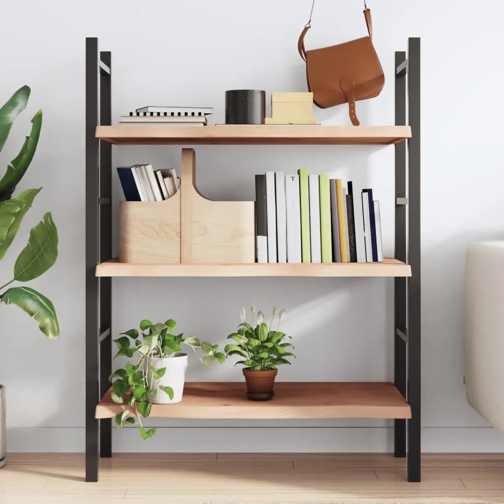 kezeletlen tömör tölgyfa fali polc 100x50x(2-4) cm