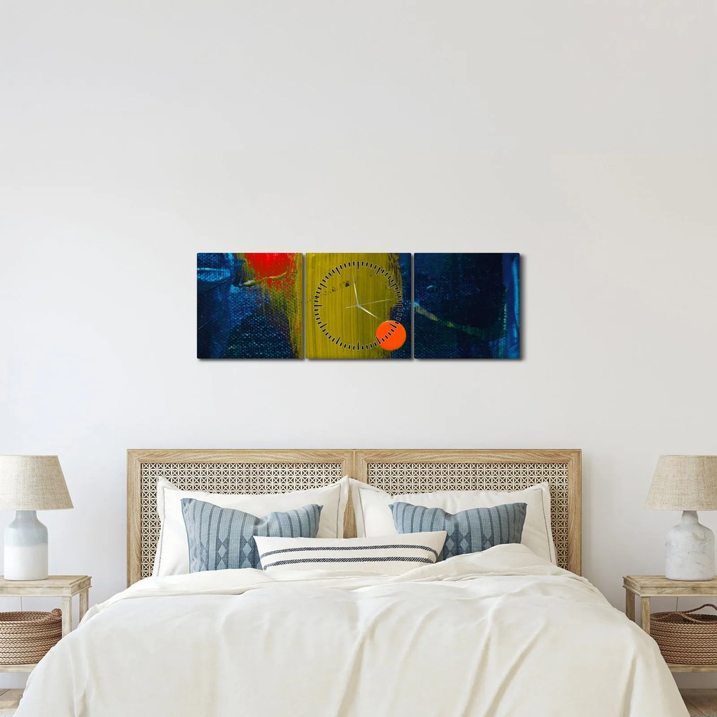 Szinek képe (órával) (90x30 cm)