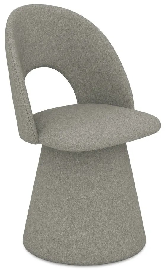 Szürke kárpitozott étkezőfotel Kalo – Makamii