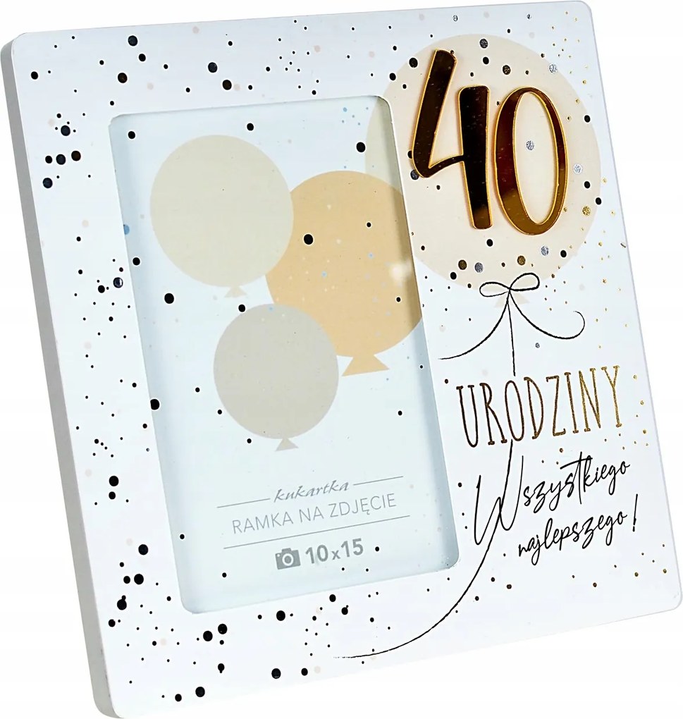 Fényképkeret, Ajándék 40. születésnapra férjnek, pasinak, testvérnek