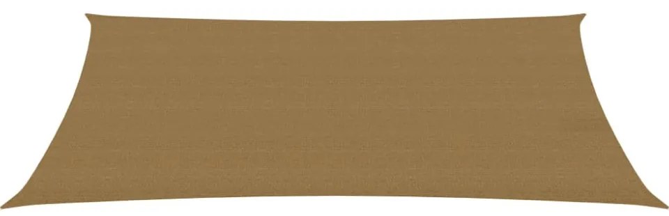 tópszínű HDPE napvitorla 160 g/m² 3 x 5 m