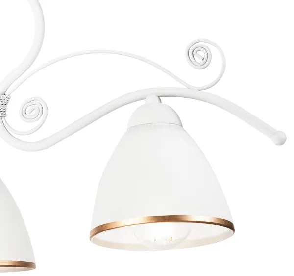 Csillár láncon RETRO II 3xE27/60W/230V fehér