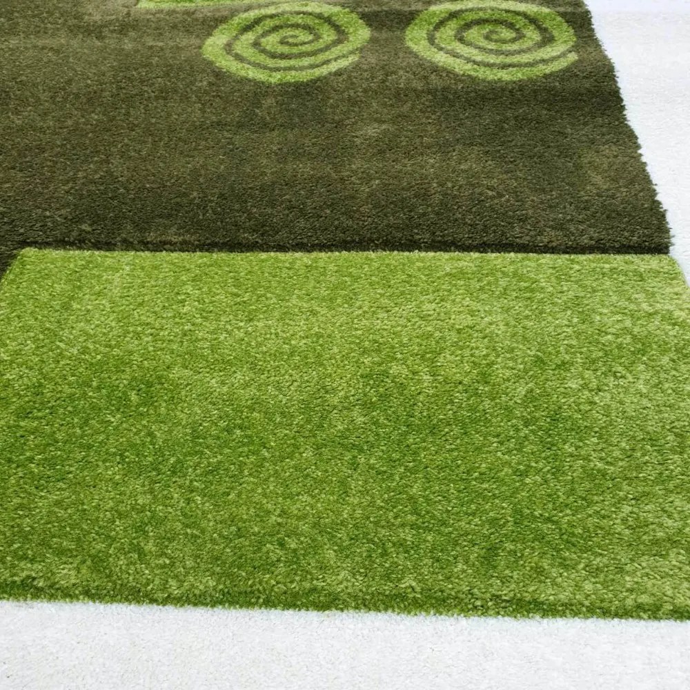 Mátra Modern Zöld Szőnyeg Nyírt