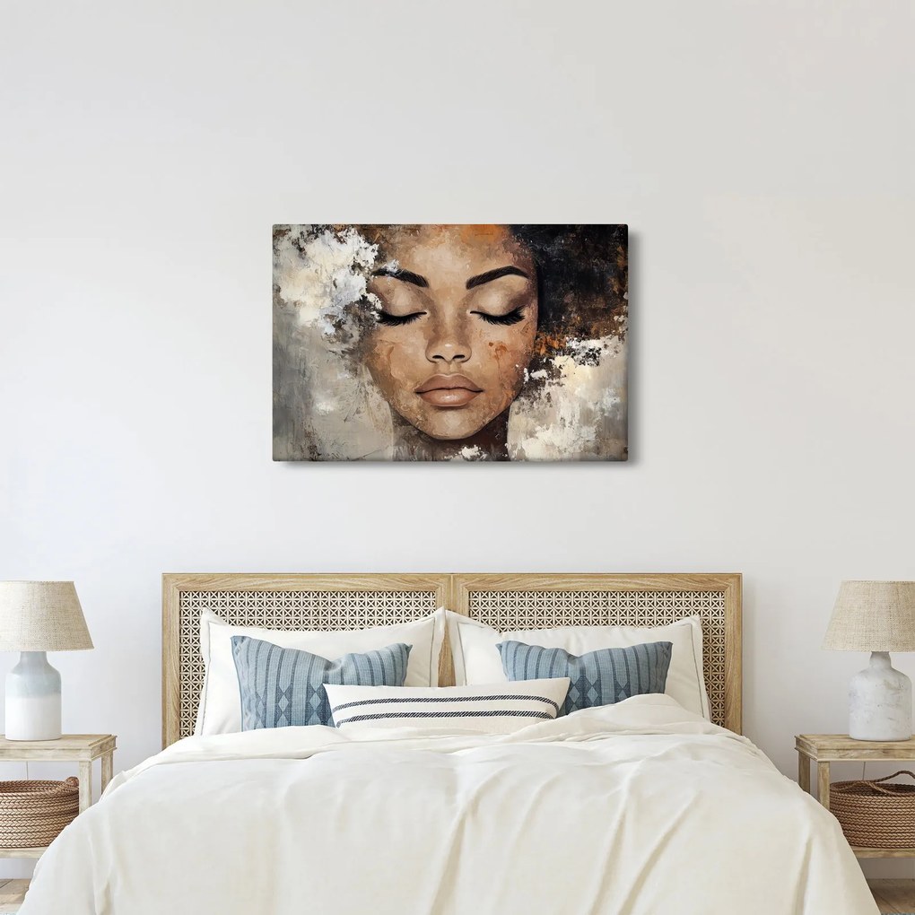 Kép - Női portré (90x60 cm)