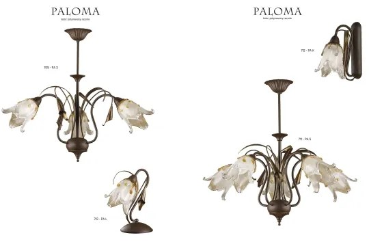 Jupiter 712 - PA K - Fali lámpa PALOMA 1xE14/40W/230V