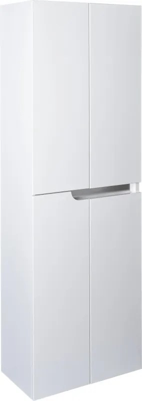 Piramida BETA fali fürdőszoba - állószekrény - FEHÉR - 50 x 150 x 30 cm
