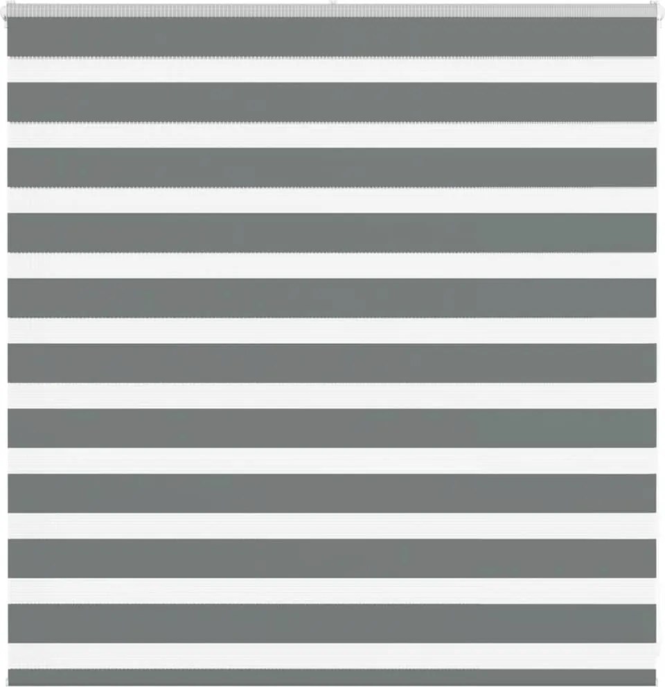 vidaXL zebrafüggönnyel sötét szürke szövetszélesség 145,9cm poliészter