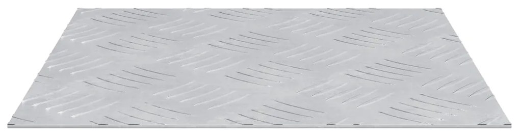 Rácsos lemezek 2 pcs Ezüst 30 x 30 cm Alumínium
