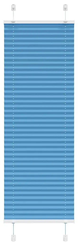 pliszírozott redőny kék 45x150 cm szövetszélesség 44,4 cm