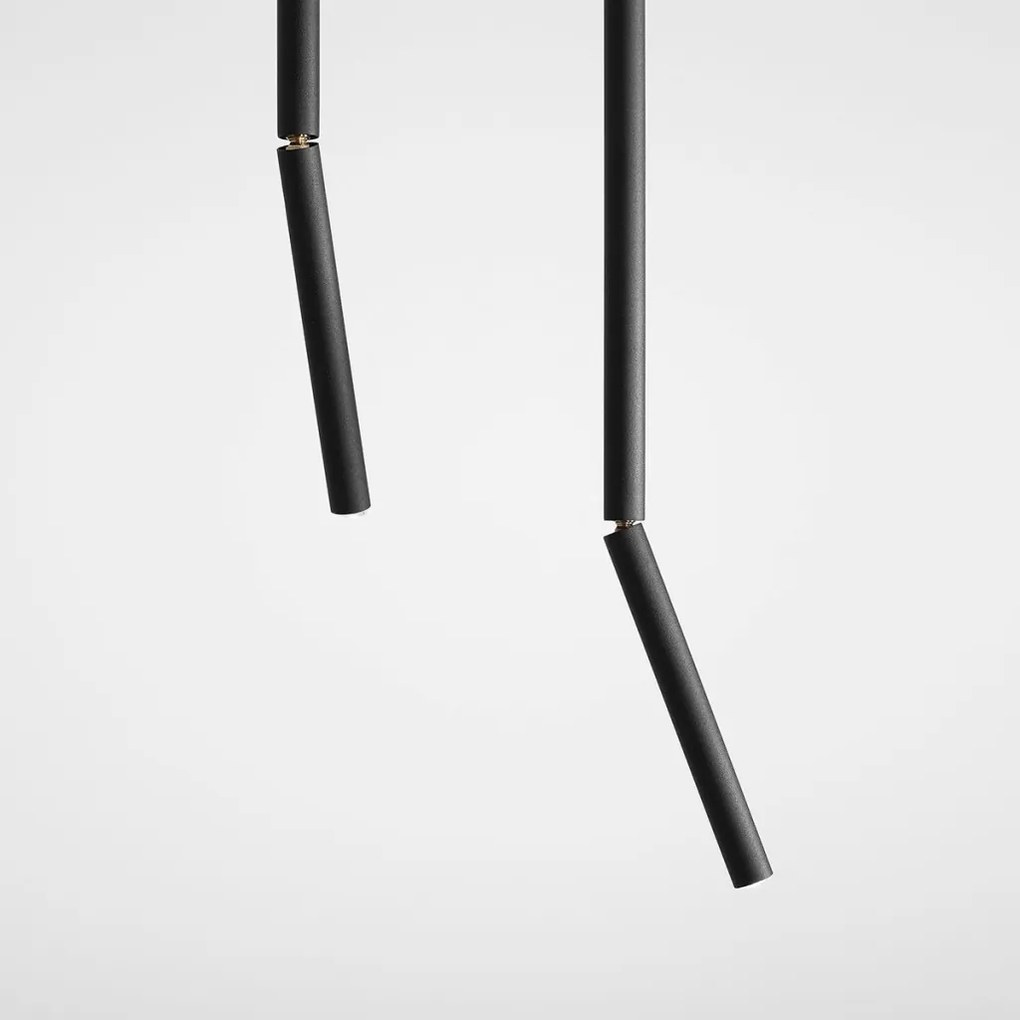 ALDEX 1084PL_G1_L STICK Hengeres Mennyezeti Lámpa Fekete G9 IP20