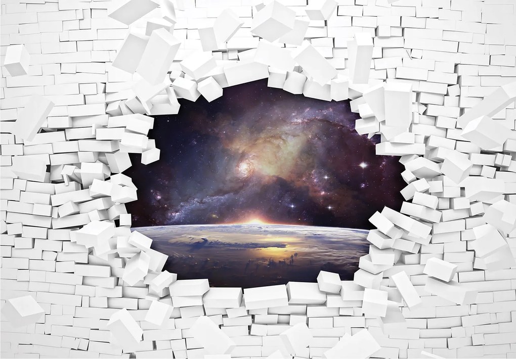 Fotótapéta Kozmosz Csillagok Bolygók Univerzum Perspektíva 208x146 +ragasztó