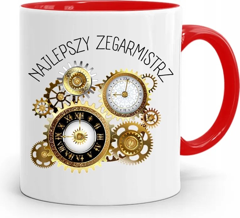 Piros Óramester Bögre Legjobb Óramester fényképes nyomtatással