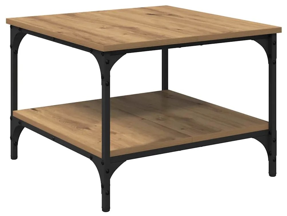 Dohányzóasztal Artisan tölgy 55 x 55 x 40 cm Faanyag