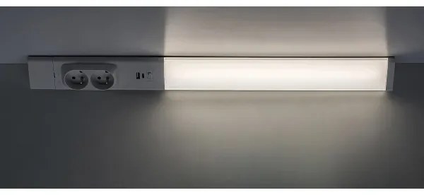 Rabalux 78042 - LED Pultmegvilágító konnektorral BILAL E LED/18W/230V 4000K 60 cm fehér