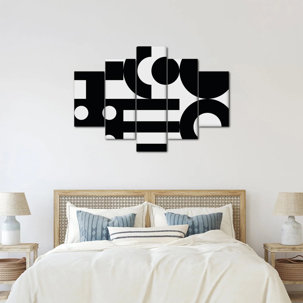 Kép - Geometriai absztrakció N⁰3 (150x105 cm)