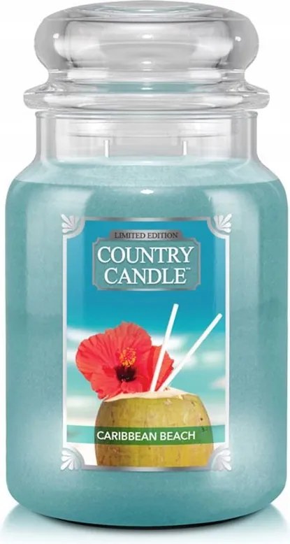 Nagy méretű Caribbean Beach gyertya Country Candle