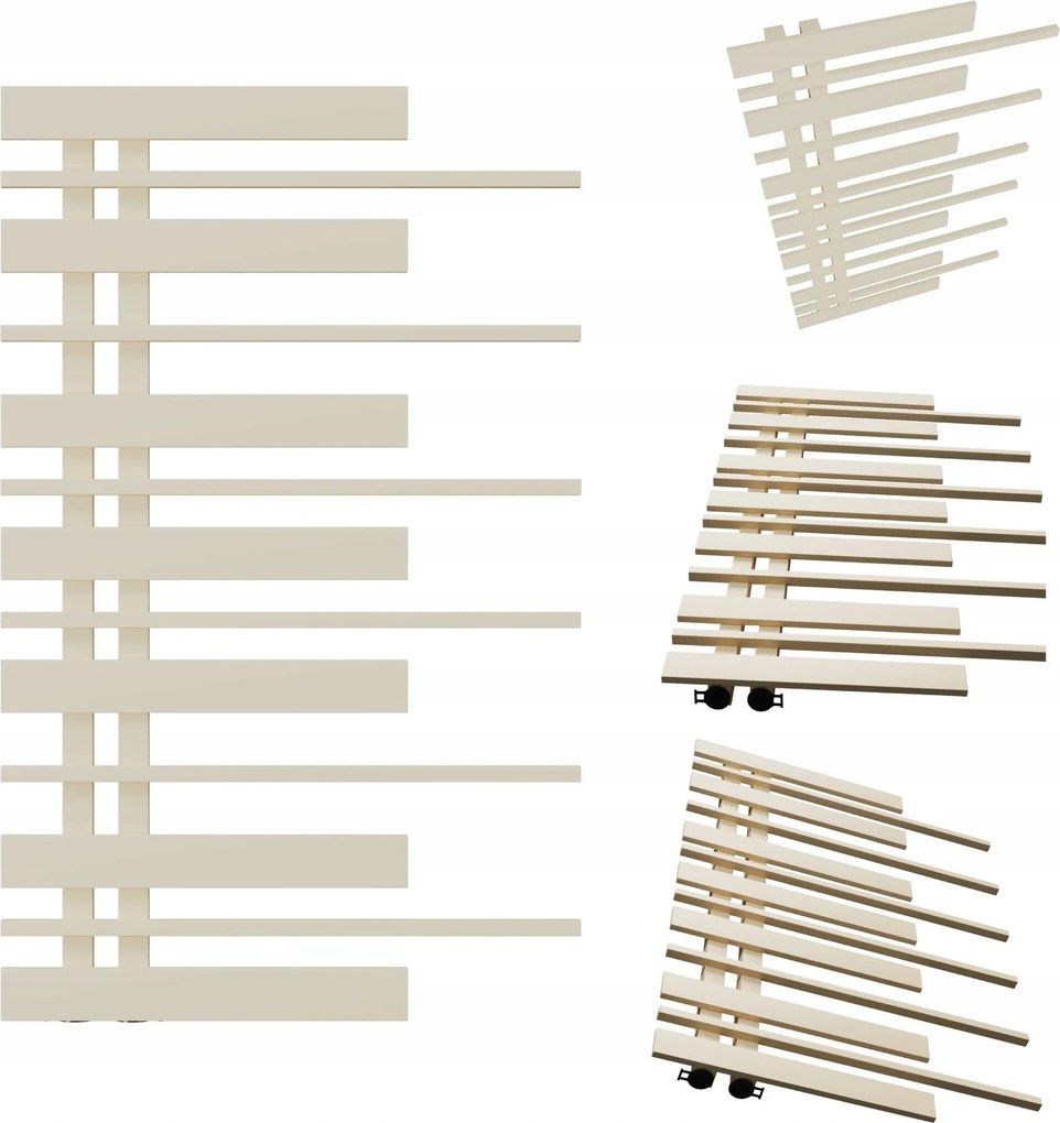 Fürdőszobai radiátor Pianino 870x570 Krém Bal