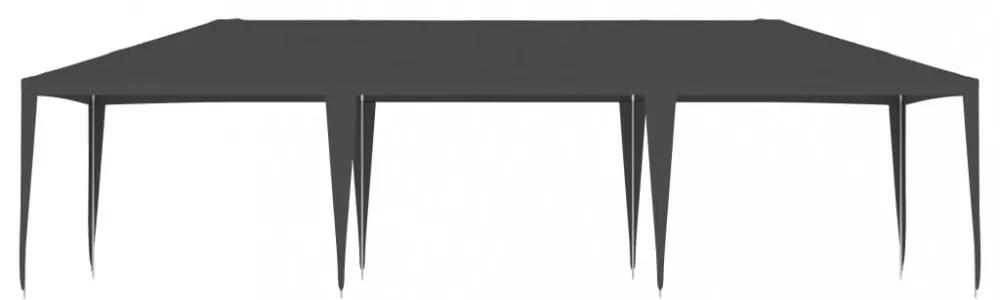 antracitszürke rendezvénysátor 4 x 9 m 90 g/m²