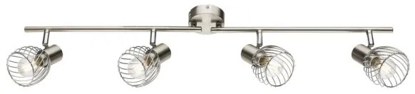 Globo 54809-4 - Spotlámpa TEXAS 4xE14/40W/230V matt króm