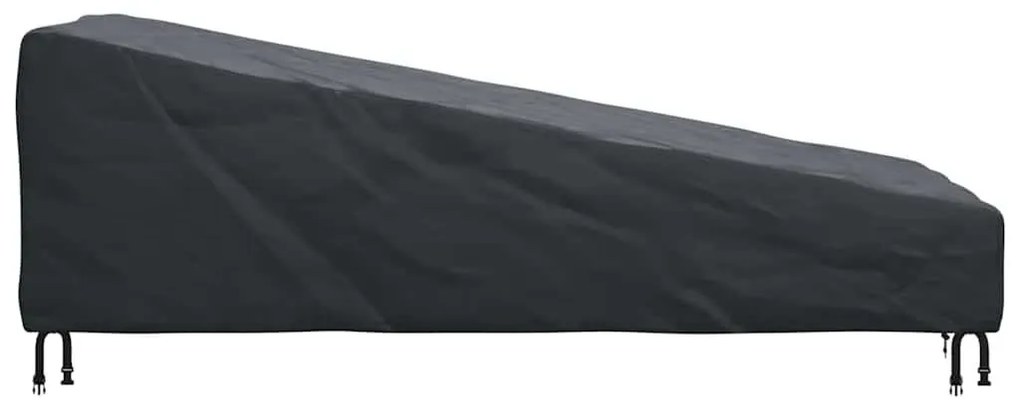 Kültéri bútor takaró Fekete 195 x 76 x 82 cm 210D oxford szövet