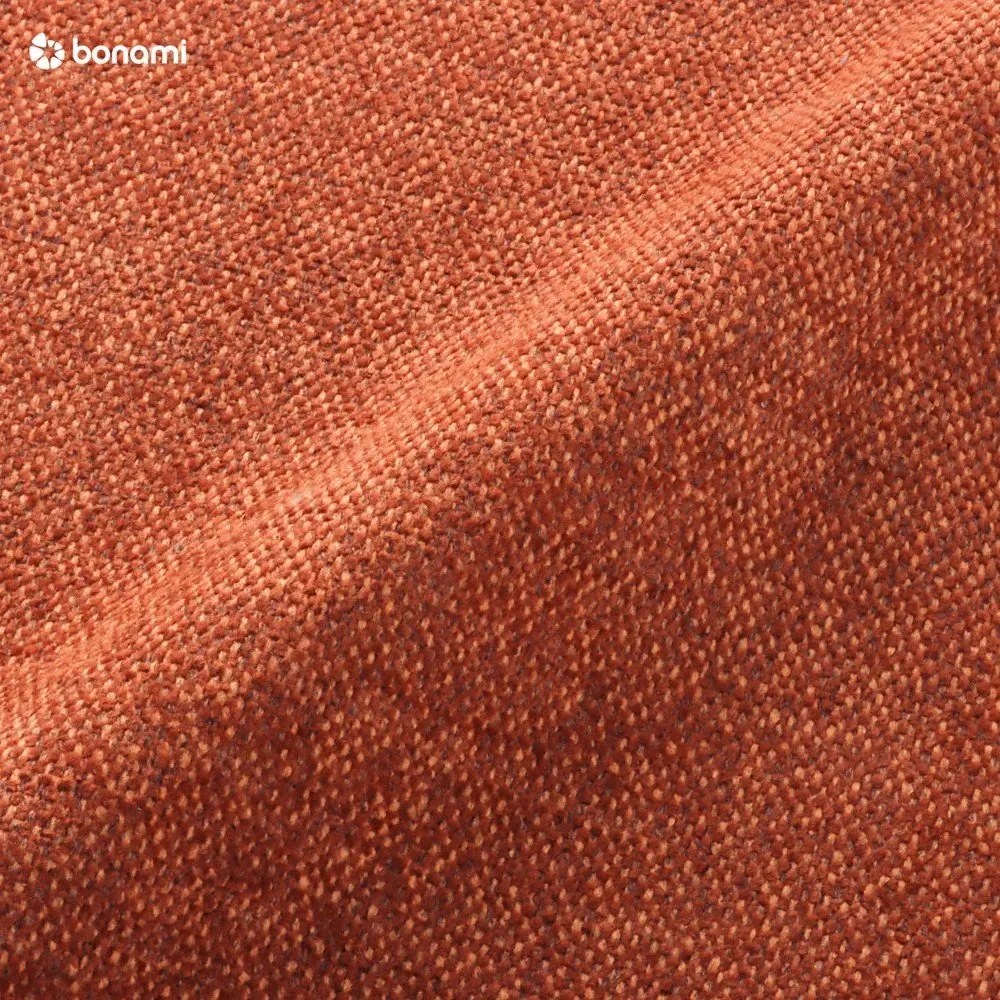 Scandic Lagom narancssárga kinyitható U alakú kanapé, bal oldalas - Miuform