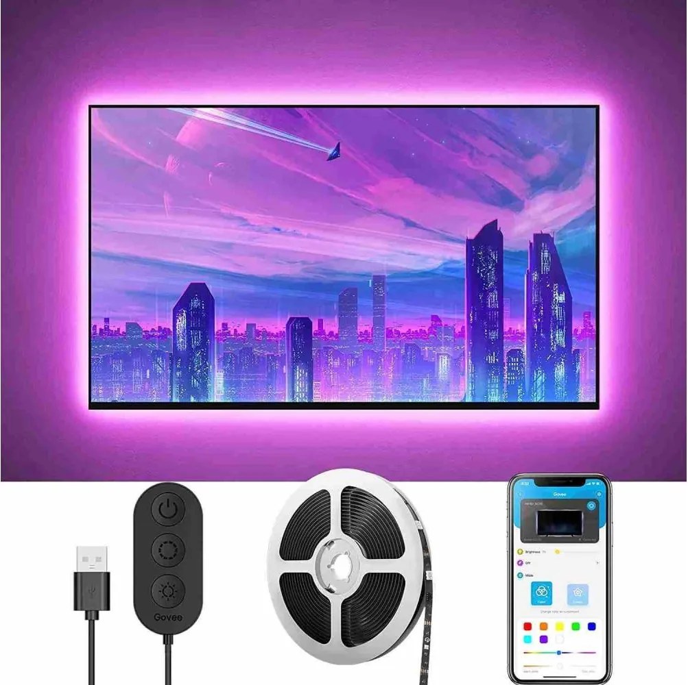 Govee - TV 46-60" Okos LED háttérvilágítás RGB