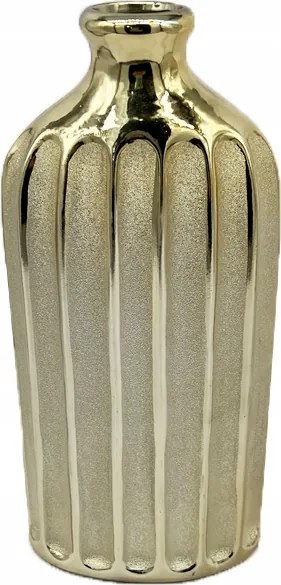 Livello Virágváza Kerámia Dekoratív Modern 31 cm Arany