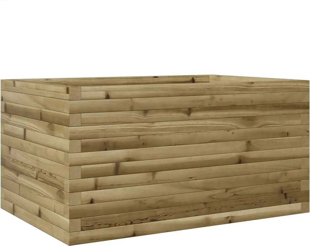 vidaXL impregnált fenyőfa kerti virágláda 90x60x46 cm