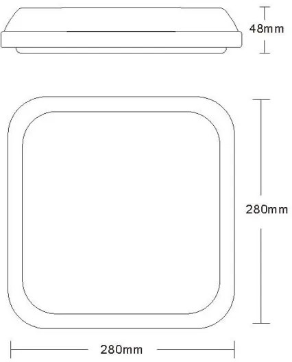 Lucide 79193/24/31 - LED Fürdőszobai lámpa TISIS LED/24W/230V IP54