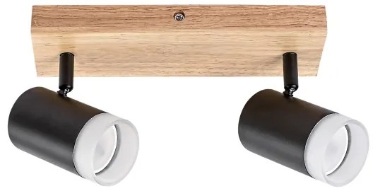 Rabalux 73122 - TORAS mennyezeti spotlámpa 2xGU10/5W/230V tölgy