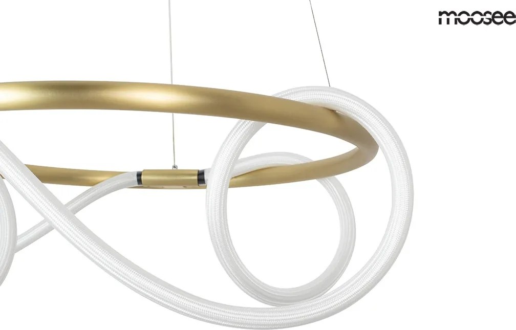 KING HOME MSE010100236 SERPIENTE Modern Led Függesztett Lámpa Arany LED IP20