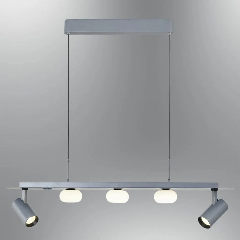 Üveg függőlámpa, 120 cm – 5044-5AS-16