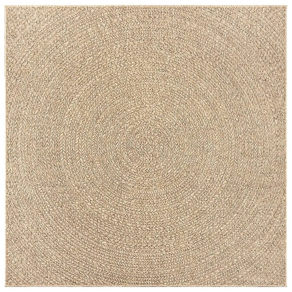 ZIZUR juta hatású beltéri és kültéri szőnyeg 240x240 cm