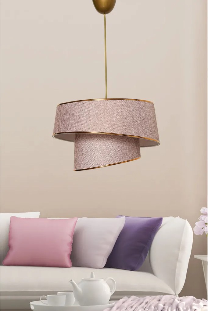 Barette függőlámpa, arany