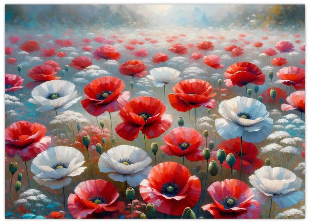 Kép - Pipacsmező (70x50 cm)