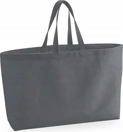 szürke XXL bevásárlótáska, vastag, erős, 475g, 56x41 cm