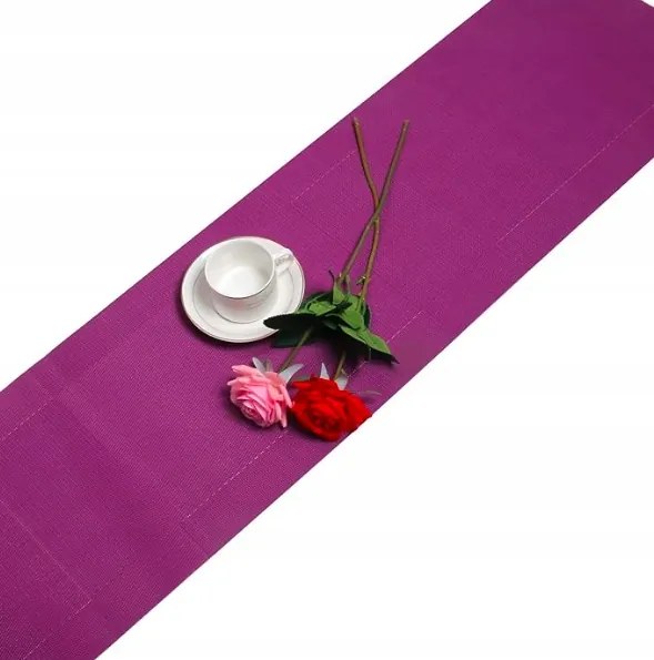 Asztalterítő Minimalista, Mosható 30 X 180 CM Lila