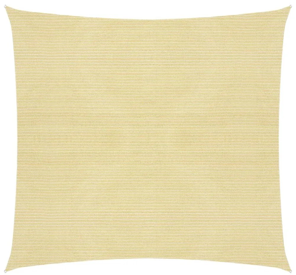 bézs HDPE napvitorla 160 g/m² 4 x 4 m